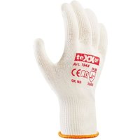 teXXor® Mittelstrick-Handschuhe BAUMWOLLE/NYLON, Beige/gelbe Noppen von TRIZERATOP