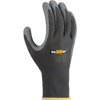 teXXor® Polyester-Handschuhe NITRIL BESCHICHTET, Grau/Grau von TRIZERATOP