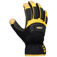 teXXor® topline Kuhleder-Handschuhe OCALA, SB-Verpackung, Gelb/Schwarz von TRIZERATOP