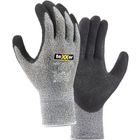 teXXor® topline Schnittschutz-Handschuhe NITRIL E, Grau-meliert/Schwarz von TRIZERATOP