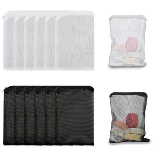 TRKETK 12 Stück Aquarium Filterbeutel Reißverschluss Feines Netz Wiederverwendbare Fishbowl Filterbeutel Hohem High Flow Mesh Für Aktivkohlefiltersteine Keramikringe Biokugeln TRKETK 12 Stück Aquarium Filterbeutel Reißverschluss Feines Netz Wiederverwendbare Fishbowl Filterbeutel Hohem High Flow Mesh Für Aktivkohlefiltersteine Keramikringe Biokugeln von TRKETK