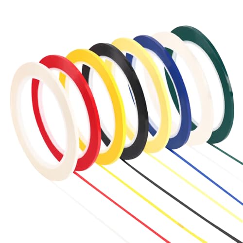 TRKETK 8 Stück Whiteboard-Klebeband Gitternetz-Markierung GrafikbandChart Tape Farbe Selbstklebendes Kunst-Klebeband für Whiteboards Blackboard Notebook Handwerk Scrapbooking TRKETK 8 Stück Whiteboard-Klebeband Gitternetz-Markierung GrafikbandChart Tape Farbe Selbstklebendes Kunst-Klebeband für Whiteboards Blackboard Notebook Handwerk Scrapbooking von TRKETK