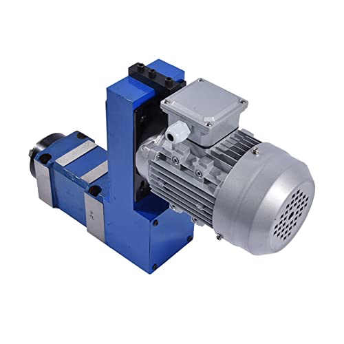 Bohr- und Frässpindelkopf-Kombination 02 High Speed ​​mit 0,75 Motor Drahtschneidehalterung 380 V 750 W MT3 / BT30 / ER25(H (high speed)) von TRKKXV