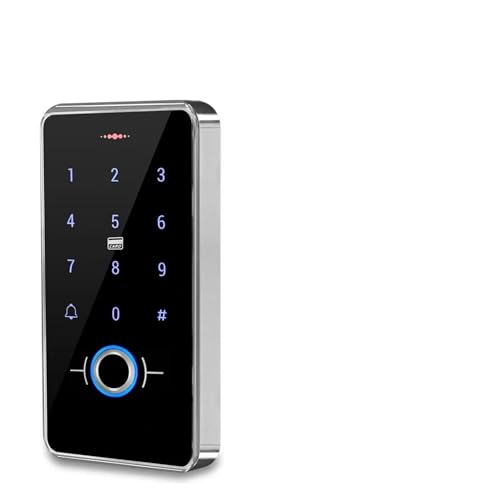 TRKKXV Intelligentes Schloss IP68 Wasserdichtes Türzugangskontrollsystem, Biometrische RFID-Tastatur + Netzteil + 180 Kg Elektrische Magnetschlösser For Zuhause(Kit without Lock) von TRKKXV