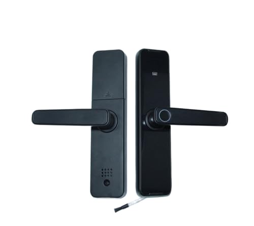 TRKKXV Intelligentes Schloss Tuya Intellintes Türschloss, Digitales Elektronisches Schloss Mit Smartcard/Passwort/Schlüsselentrielung/USB-Notaufladung(28300 6085) von TRKKXV