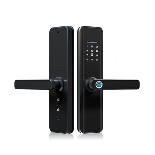 TRKKXV Intelligentes Schloss Tuya Wasserdicht Serratura Porta Cerradura Fechadura Intelinte Eletronica Kit X7 Smart Türschloss(X7ty-4585) von TRKKXV