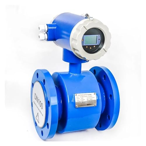 Wasserdurchflussmesser 0,5% Hohe Genauigkeit DN80 DN100 DN125 Abwasserschlamm Intelligenter Elektromagnetischer Durchflussmesser Flanschanschluss 4-20 MA(DN125 Flange 1.6Mpa) von TRKKXV