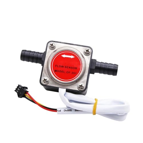 Wasserdurchflussmesser DN10 Schlauch Getriebe Durchflussmesser 13 MM Pagode Halle Durchflusssensor Milch Chemische Öl Durchflussmesser Durchflusssensor Schalter For Viskose Flüssigkeit DC5~18 V(Roun von TRKKXV