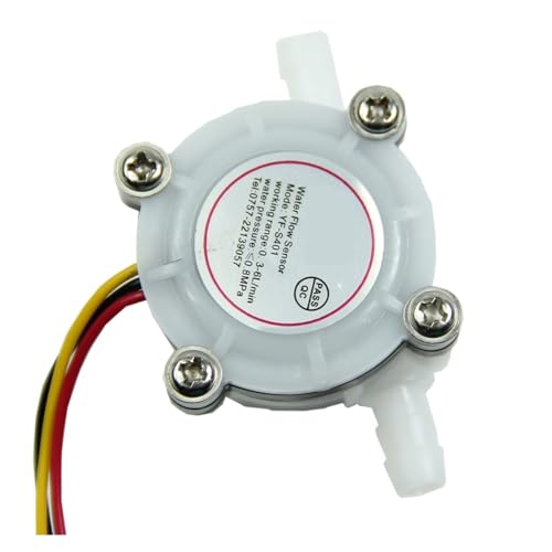 Wasserdurchflussmesser DN6 G 1/4 "PE Wasser Meter Flow Sensor Zähler 0,3-10L/min Hohe Präzision Anzeige Dispenser Durchflussmesser J25 21 Dropshipping(YF-S401) von TRKKXV