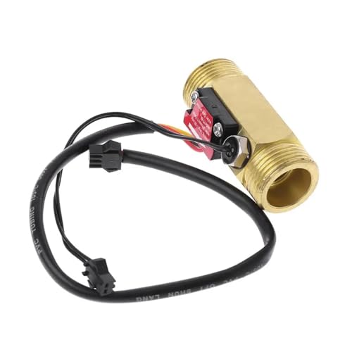 Wasserdurchflussmesser G3/4" Durchflusssensor Wasserdurchflussschalter Mit Temperaturerkennung For Flüssigkeitssensor-Kupfergehäuse-Hall-Durchflussmesser von TRKKXV