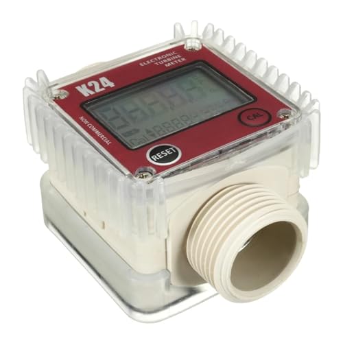 Wasserdurchflussmesser LCD-Kraftstoffdurchflussmesser K24 Digitaler Kraftstoffdurchflussmesser Heiß Günstig For Chemikalien, Flüssis Wasser von TRKKXV