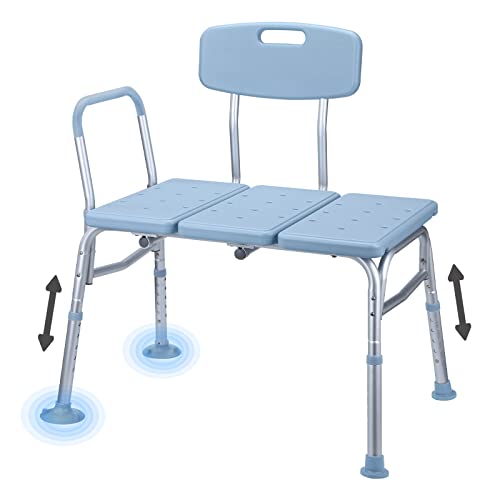 TRMLBE Duschhocker Duschstuhl Badhocker mit Armlehne und Rückenlehne Höhenverstellbar Anti-Rutsch Duschsitz mit Verbreiterte Sitzplatte Badewannensitz für Senioren, bis 150 kg TRMLBE Duschhocker Duschstuhl Badhocker mit Armlehne und Rückenlehne Höhenverstellbar Anti-Rutsch Duschsitz mit Verbreiterte Sitzplatte Badewannensitz für Senioren, bis 150 kg von TRMLBE