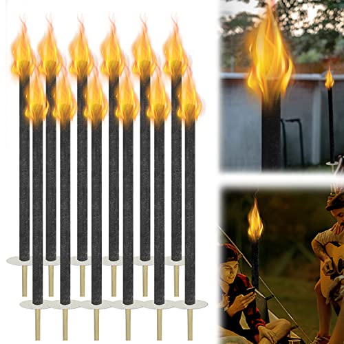 TRMLBE Fackeln für Draußen 25 Stück Wachsfackeln aus Natürlichem Wachs Gartenfackeln Brennzeit 100 min Fackeln für Fackelwanderung mit Extra Langem Griff, für Garten Wanderung Lagerfeuer TRMLBE Fackeln für Draußen 25 Stück Wachsfackeln aus Natürlichem Wachs Gartenfackeln Brennzeit 100 min Fackeln für Fackelwanderung mit Extra Langem Griff, für Garten Wanderung Lagerfeuer von TRMLBE