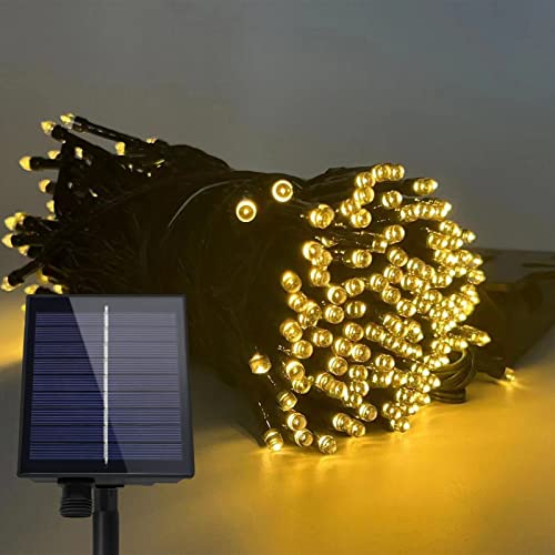 TRMLBE Solar Lichterkette Aussen 100M 1000LEDs Lichterkette Außen Solar mit 8 Leuchtmodi Solarlichterkette Wetterfest Weihnachtsdeko aussen für Halloween Hochzeit Party - Warmweiß TRMLBE Solar Lichterkette Aussen 100M 1000LEDs Lichterkette Außen Solar mit 8 Leuchtmodi Solarlichterkette Wetterfest Weihnachtsdeko aussen für Halloween Hochzeit Party - Warmweiß von TRMLBE