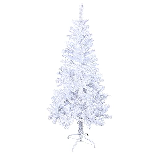 TRMLBE Weihnachtsbaum Künstlich 180cm Tannenbaum Künstlicher Christbaum Dekobaum mit Metallständer Naturgetreuer Weihnachtsdeko - Weiß PVC TRMLBE Weihnachtsbaum Künstlich 180cm Tannenbaum Künstlicher Christbaum Dekobaum mit Metallständer Naturgetreuer Weihnachtsdeko - Weiß PVC von TRMLBE