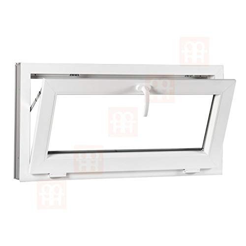 Kunststofffenster | 80x50 cm (800x500 mm) | weiß | Kipp-Fenster von TROCAL