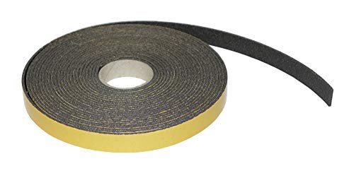 TROCELLEN Selbstklebende Wärmedichtung 3 MM [H 2cm - B 10m] Türen, Untertüren und Fenster Winterselbstklebende Wärmedämmstreifen aus vernetztem Polyethylenschaum von TROCELLEN