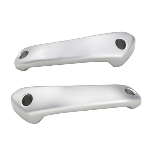 TROGPYXG Aluminiumlegierung Auto-Innentür-Haltegriff-Dekorationsabdeckung Kompatibel mit Suzuki Jimny 2007 2008 2009 2010-2017 Innenzubehör(Silver) von TROGPYXG