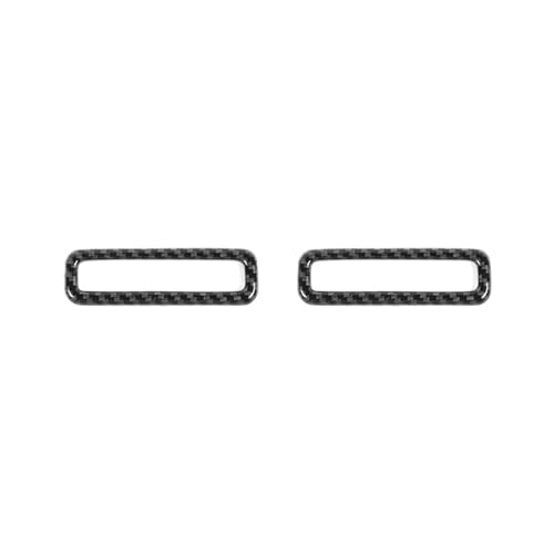 TROGPYXG Aufkleber for die Lüftungsöffnung der Mittelkonsole der Klimaanlage im Auto, kompatibel mit Suzuki Jimny 2019 2020 2021, Innenausstattung(Carbon Fiber Grain) von TROGPYXG
