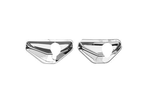 TROGPYXG Auto Frontscheibenwischer Basis Dekoration Abdeckung Aufkleber Rahmen Kompatibel mit Suzuki Jimny JB64 JB74 2019-2024 Auto Außenzubehör(Chrome) von TROGPYXG