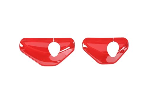 TROGPYXG Auto Frontscheibenwischer Basis Dekoration Abdeckung Aufkleber Rahmen Kompatibel mit Suzuki Jimny JB64 JB74 2019-2024 Auto Außenzubehör(Red) von TROGPYXG