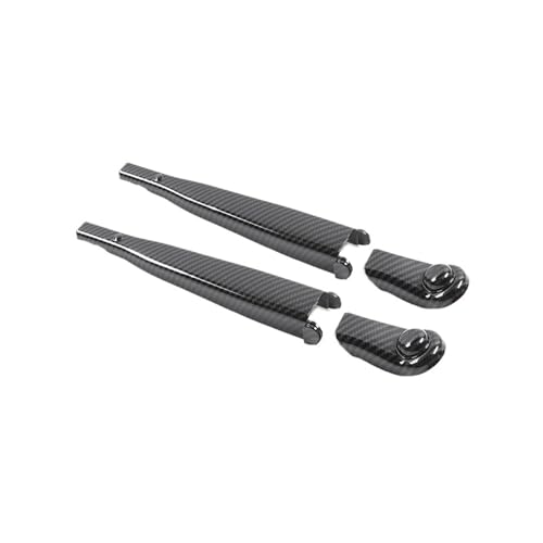 TROGPYXG Auto-Frontscheibenwischer-Dekorationsabdeckung Zubehör Kompatibel mit Suzuki Jimny 2019 2020 2021 2022 JB64 JB74 Styling-Formteile(Carbon Fiber Grain) von TROGPYXG