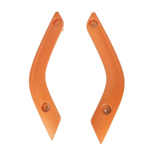 TROGPYXG Auto-Innentür-Haltegriff-Einsätze, Abdeckungsverkleidung, kompatibel mit Jeep Wrangler JK JKU 2011–2017, Links und rechts, 1RC72JAHAD 1RC72JAHAE(Orange) von TROGPYXG