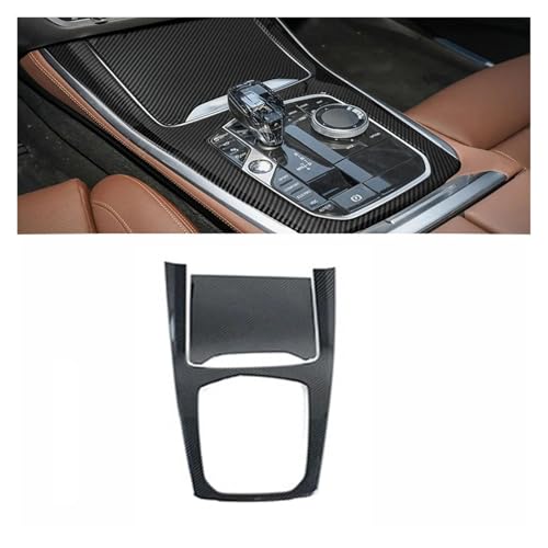 TROGPYXG Carbonfaserfarbene Mittelkonsolen-Schalttafel-Dekorationsabdeckung, kompatibel mit BMW X5 G05 2019–2022, LHD-Auto-Styling-Innenraum TROGPYXG Carbonfaserfarbene Mittelkonsolen-Schalttafel-Dekorationsabdeckung, kompatibel mit BMW X5 G05 2019–2022, LHD-Auto-Styling-Innenraum von TROGPYXG