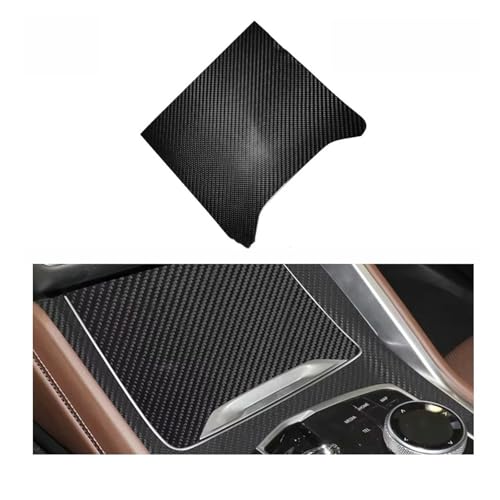 TROGPYXG Kompatibel mit BMW X5 G05 X5M X7 G07 2020–2025, Innenausstattung der Schaltkonsolenabdeckung aus echtem Carbon(Glossy Carbon X5 B) von TROGPYXG