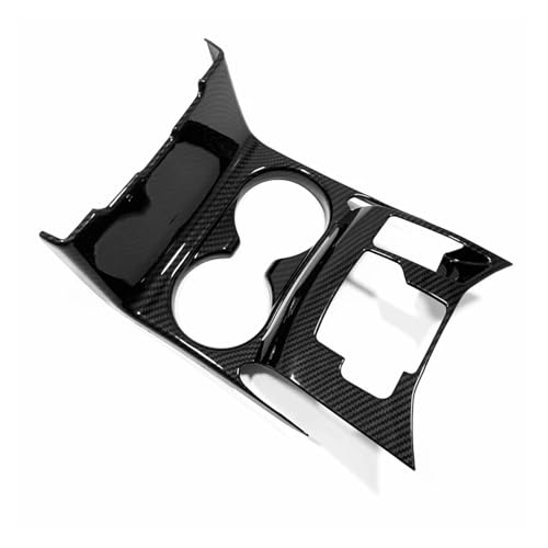 TROGPYXG Kompatibel mit Mazda CX-5 CX5 KF 2017 2018 2019 2020 Innenzubehör Heckschalttafel Wasserbecherhalter Abdeckung Verkleidung Autoaufkleber (Color : Carbon Fiber Color) von TROGPYXG