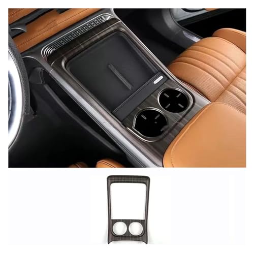TROGPYXG Kompatibel mit XPENG G9 22–23 Central Control ABS Carbon Fiber Pattern Patch Innendekoration Schutz Zubehör Refit (Color : for Gear Panel P) von TROGPYXG