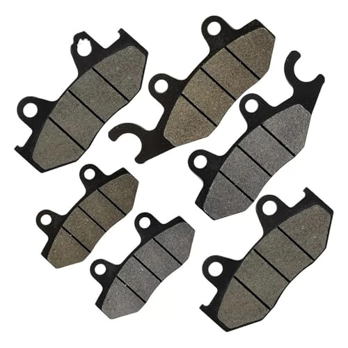 TROGPYXG Komplett-Set vorne und hinten Bremsbeläge, kompatibel mit Yamaha ATV Quad Bike Raptor 700 700R YFM700R YFM 700R 2013-2020 Buggy Teile von TROGPYXG