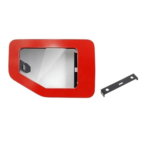 TROGPYXG Transparente Autokappen-Dekorationsabdeckung, kompatibel mit Suzuki Jimny 2019 2020 2021 2022 2023 2024 Up, Außenzubehör(Red 1 pc) von TROGPYXG