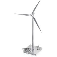 TROIKA® Büroklammerspender FRESH WIND silber von TROIKA®