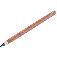 TROIKA® CONSTRUCTION ENDLESS Bleistift HB braun, 1 St. von TROIKA®