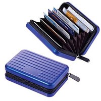 TROIKA® Kreditkartenetui KARTENKOFFER blau 7,0 x 10,5 cm, 1 St. von TROIKA®