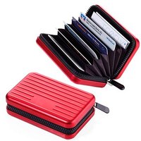 TROIKA® Kreditkartenetui KARTENKOFFER rot 7,0 x 10,5 cm, 1 St. von TROIKA®