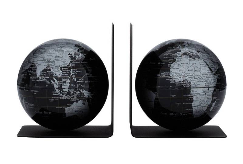 TROIKA Globus Globen-Set mit Buchstützen aus Metall BOOKGLOBE von TROIKA