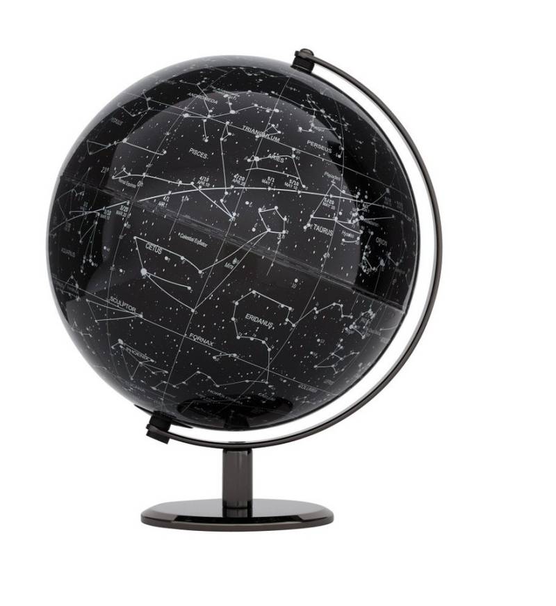 TROIKA Globus Globus mit 25 cm Durchmesser TERRA MILKY WAY BLACK von TROIKA
