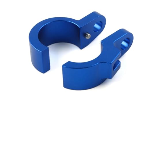 2PCS Motorrad Vorne Brems Schlauch Klemme Linie Halter for CR80R CR85R CR125R CR250R CR500R(Blue) von TROIOIUM