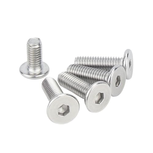 5/10/20/50 PCs cm m1.6 M2.5 m3 M4 M5 M6 M8 304 hexagon hohl ultra-dünne edelstahl ultra-niedrigen flache runde kopf bolzen(2mm,M1.6(50pcs)) von TROIOIUM