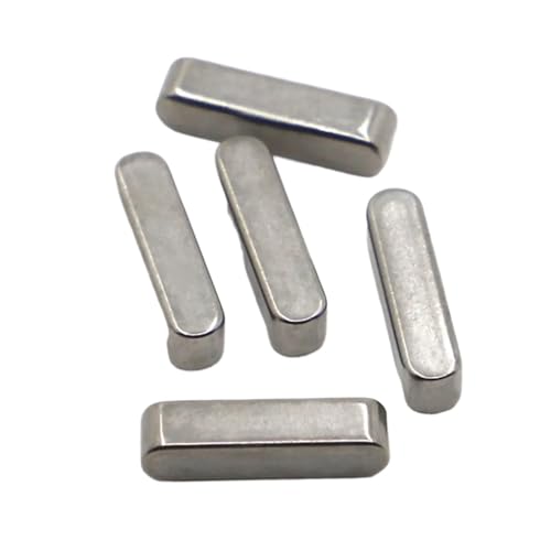 5 Stück Parallelschlüssel GB1096 M3 M4 M5 M6 Quadratische Rechteckschlüssel A2 Edelstahl Dübel Antriebswelle A Typ Flachschlüssel L=12-30mm(5pcs M6-6,30mm) von TROIOIUM