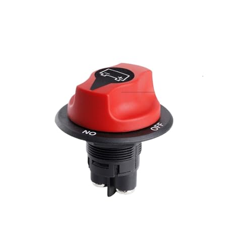 DC 32V Autobatterie-Trennschalter Power Isolator 50A 100A 200A 300A Cut Off Switch Kit for Auto Motorrad LKW Boot(50A not removable) von TROIOIUM