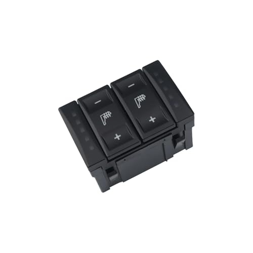 Elektrische Heizungstaste Beheizte Schaltersteuerung BS7T19K314AB Passend for S-MAX Gy MK3 2006-2015 6M2T19K314AC(Black) von TROIOIUM