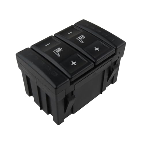 For MK3 S-MAX M 4 Silber & Schwarz Qualität Auto St Heizung Button Control Schalter 6M2T19K314AC BS7T19K314AB(Black) von TROIOIUM