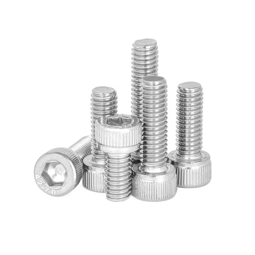 M1.4 M1.6 M2 M2.5 M3 M4 M5 M6 M8 M10 304 Edelstahl DIN912 Sechskantschraube mit Innensechskant L = 3-80 mm(40mm) von TROIOIUM