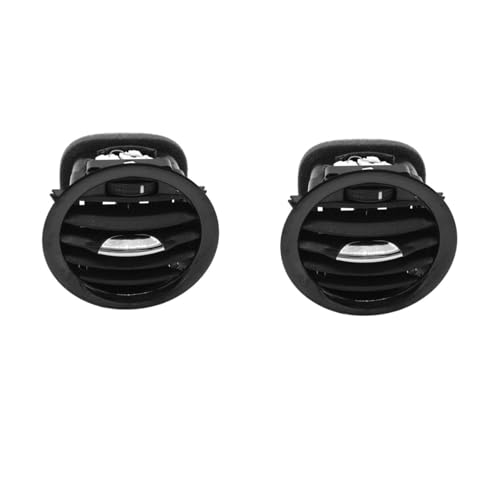 TROIOIUM 1/2/4Pcs Schwarz/Chrom A/C Air Vent Abdeckung Outlet Grille Passt for ADAM CORSA D MK3 13417363 2201099(2PCS Chrome) von TROIOIUM
