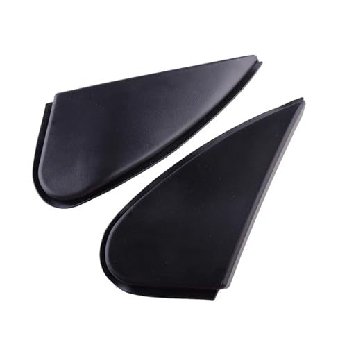 TROIOIUM 1 Paar Auto-Vorderseitenspiegel-Eckdreieck-Abdeckung Schwarz Passend for Corolla 60118-02170 60117-02170 2014 2015 2016 von TROIOIUM