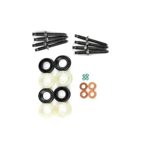 TROIOIUM 198185 198299 1982A0 for 207 307 C2 C3 1,6 Injektor Dichtung KIT Auto Styling Teil(Style A Set) von TROIOIUM