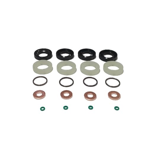 TROIOIUM 198185 198299 1982A0 for 207 307 C2 C3 1,6 Injektor Dichtung KIT Auto Styling Teil(Style B) von TROIOIUM